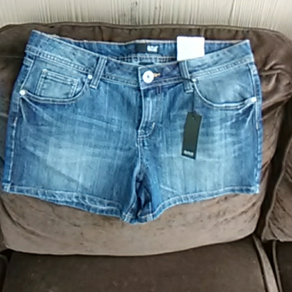 Blue jean shorts